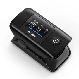 SEJOY Finger Tip Pulse Oximeter Blood Oxygen Monitor SpO2 Heart Rate Tester US