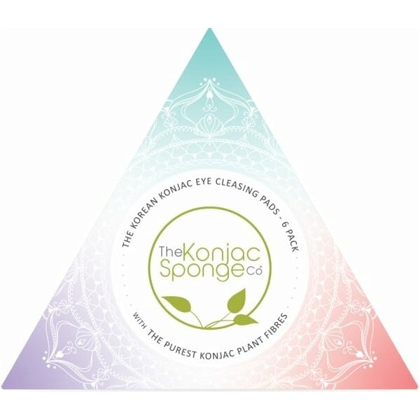 The Konjac Sponge Company Pack Eye Cleansing Pads, 6 Pcs