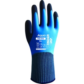 Wonder Grip WG-318 Aqua Waterproof gloves, blue/black, M/8