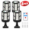 Solar Motion Sensor Light for Outdoor Lighting – 4-Mode Self-Contained