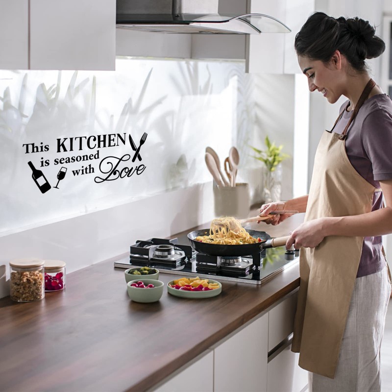 SUPERDANT Kitchen Wall Stickers This Kitchen is Seasoned with Love