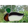 Handmade Mallard Duck Stained Glass Window Decor Ornament
