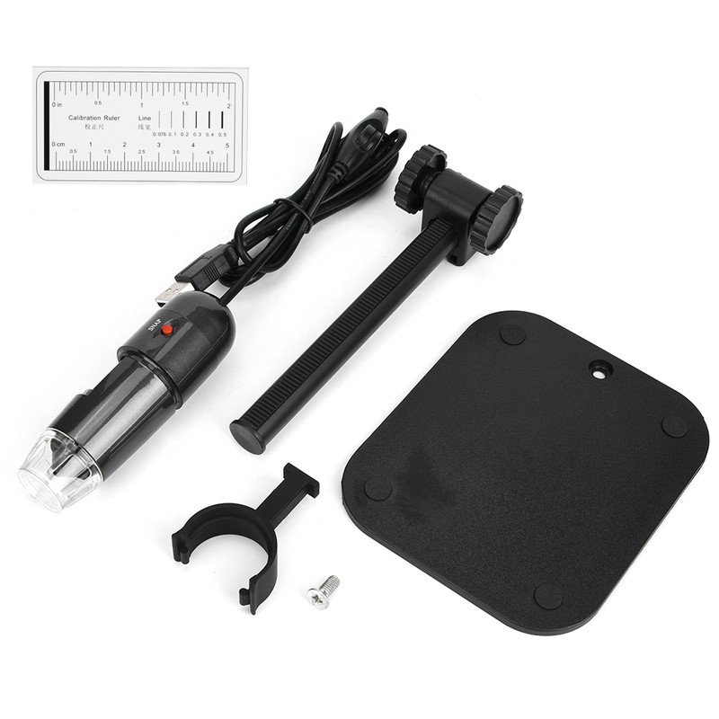 S04 8LED White Light 25X 600X USB Digital Microscope Instrument