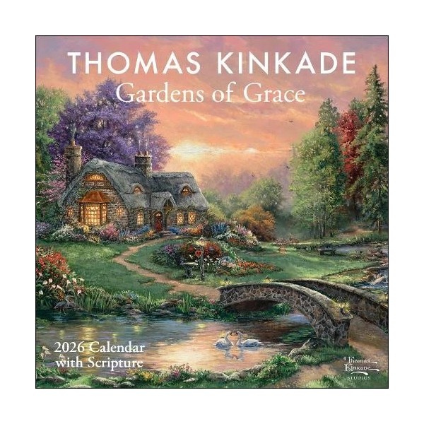 Andrews McMeel Publishing Thomas Kinkade Gardens of Grace 2026 Wall