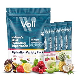 VOLI WELLNESS- Hidratación Voli, Paquete Variedad, Hidratación Superalimento, Musgo de Mar Irlandés, Aquamin (Magnesio Natural), Coc                  