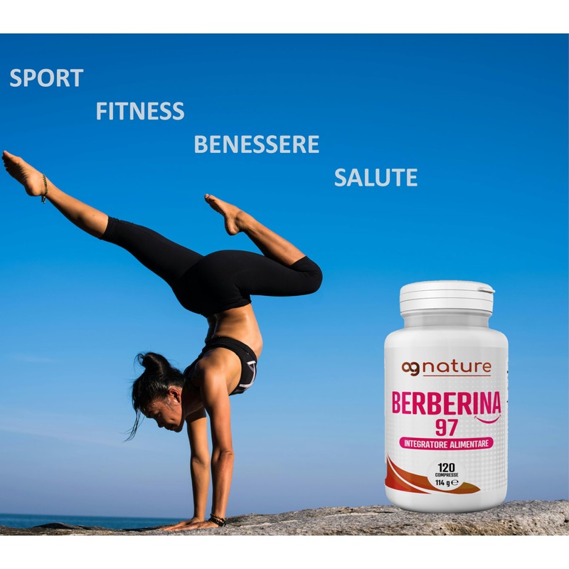 AG nature Berberina HCL 500 mg 120 Tablets - Natural