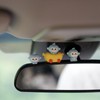 Rislobx 6Pcs Monkey Car Dashboard Decorations, Mini Monkey Figurines Rear