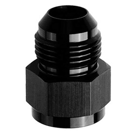 10AN Female to 8AN Male Flare Reducer/Extender Union Fuel Hose Line Fitting Adapters Aluminum Anodized Black