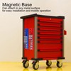 HARFINGTON 3pcs Magnetic Socket Organizer 1/4" 3/8" 1/2" Drive Metric