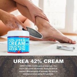 Ebanel Urea Cream 42% Plus Salicylic Acid 4.6 Oz, Callus Remover Hand Cream Foot Cre...