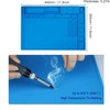 Premium Heat Resistant 932°F Blue Magnetic Repair Work Mat Large