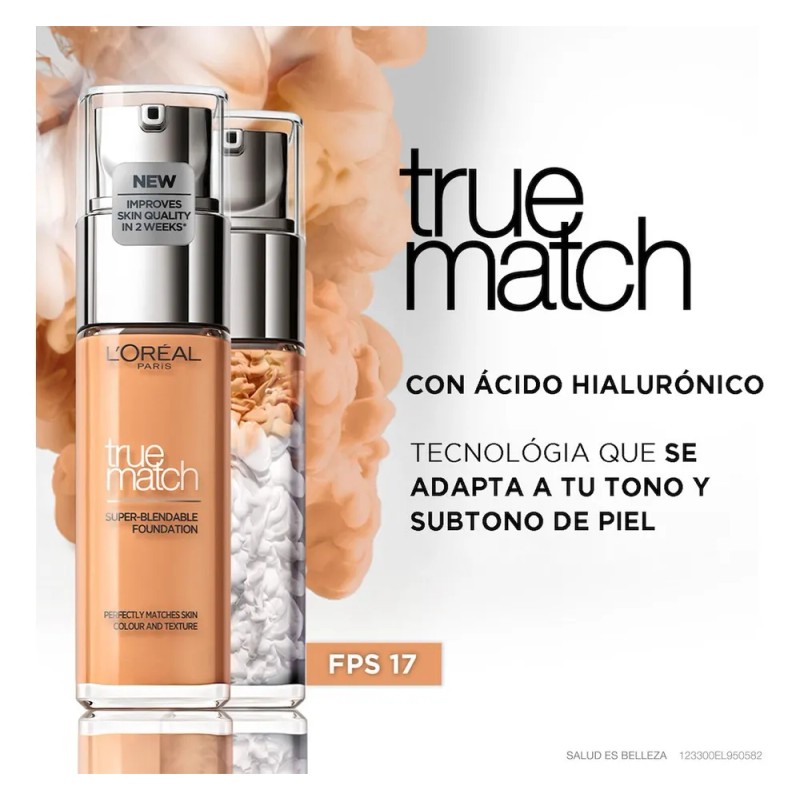 Base De Maquillaje LOral Paris True Match Super-Bendable Honey 30mL