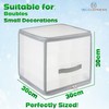DECO EXPRESS Christmas Ornament Storage Box Christmas Decoration Storage Baubles