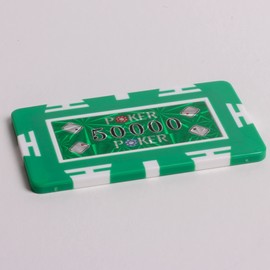 Redtooth Poker 50,000 Value Casino Numbered Plastic Chip Plaques