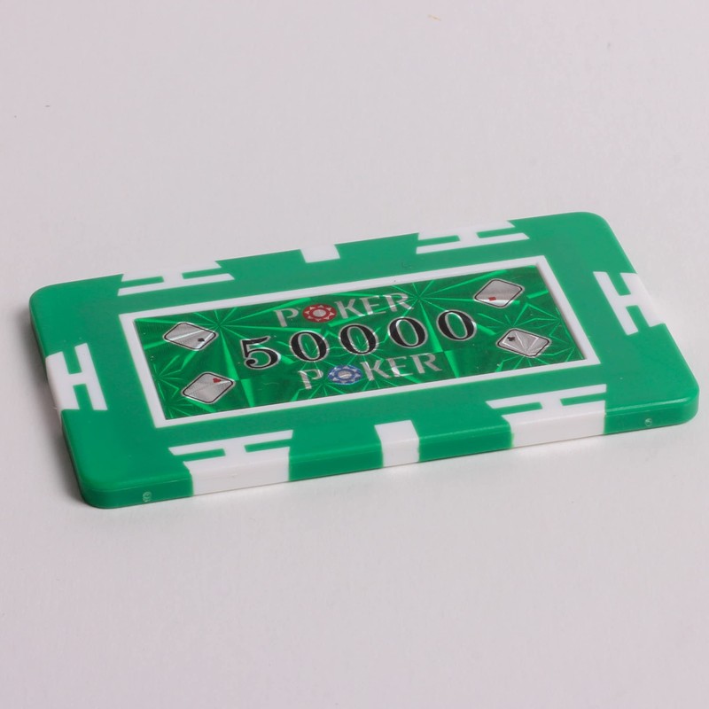 Redtooth Poker 50,000 Value Casino Numbered Plastic Chip Plaques