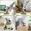 YUPDFGB Mini Panda Building Toy, Panda Building Blocks Toy Bricks,