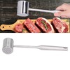 Meat Mallet Tenderizer Stainless Steel Hand Held Manual Anti Rust