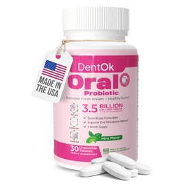 Dental Probiotic Chewable Mint Tablets for Fresh Breath