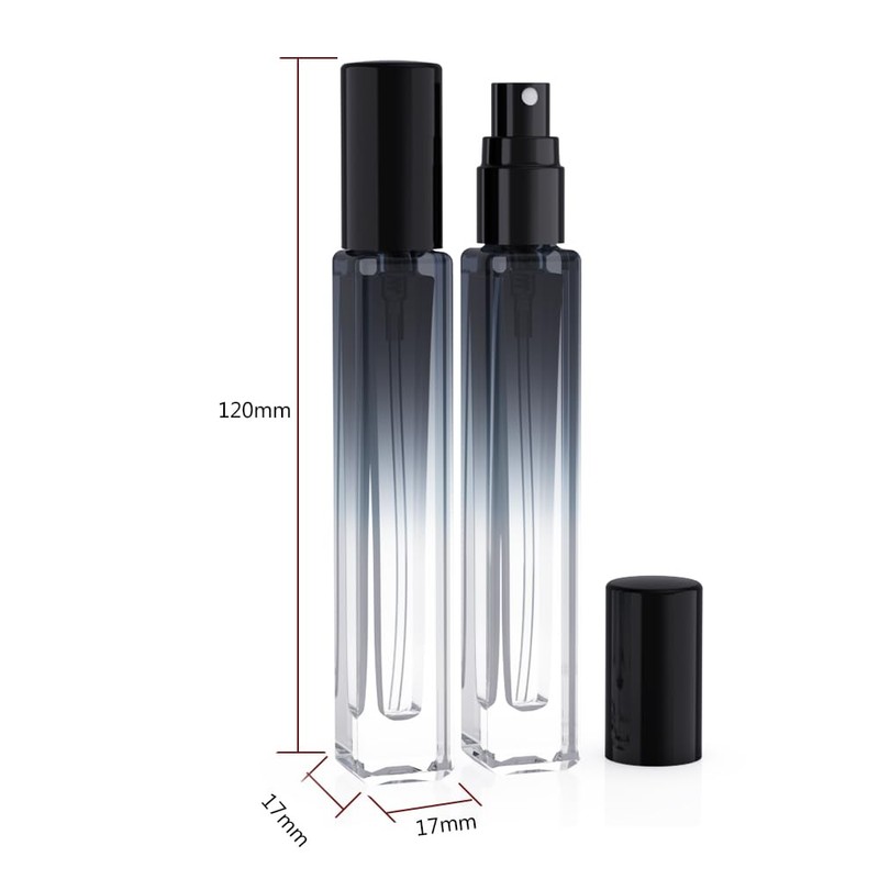 Seafulee 5PCS Cologne Atomizer Empty, 10ML Mini Perfume Bottles Refillable