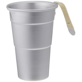 Maekawa Metal Aluminum Sake Tampo No. 3 Rattan Roll