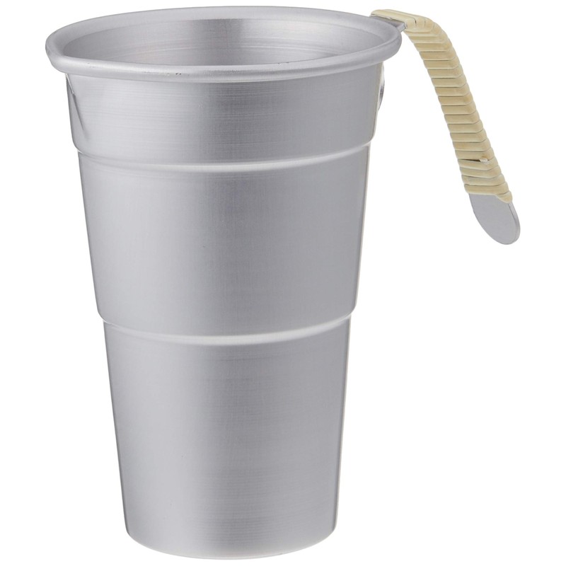 Maekawa Metal Aluminum Sake Tampo No. 3 Rattan Roll