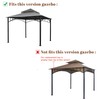 SCOCANOPY Replacement roof for Target Madaga Gazebo Model L-GZ136PST,Grey