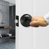 Crystmetal Privacy Indicator Lever Lock, Occupy Door Handle for Bathroom,