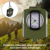 Brújulas, brújula de senderismo para supervivencia, impermeable, duradera y de