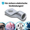 Cembre A5-M6 Tube Cable Lug 25 mm² M6 Uninsulated Tin-Plated