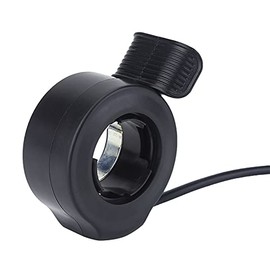 VGEBY Daumengas, E-Bike Geschwindigkeitregler Gashebel Daumen Speed Drossel ​​Lenker Elektro Fahrrad Control Hebel für Elektrorad Roller