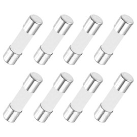 MECCANIXITY 8Pcs Time Delay Fuse Ceramic Fuses Tube 5mm x 20mm 250V 15A Slow Blow Fuse Repair Circuit Boards,Lighting Equipment, Instrumentation,Home Appliance
