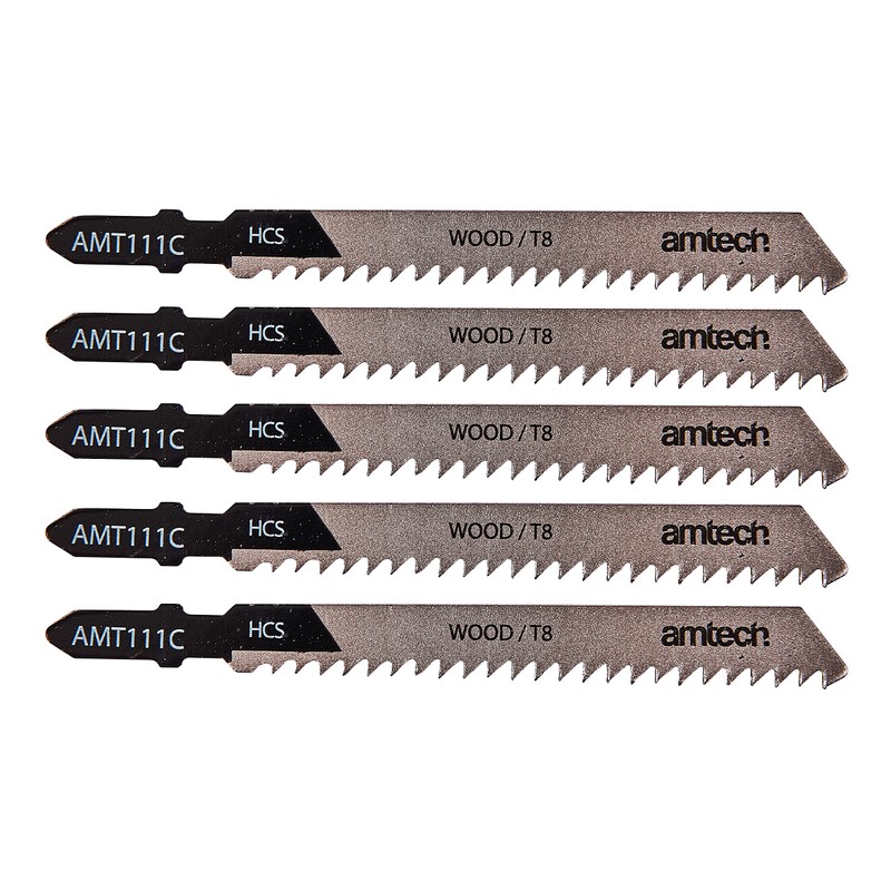 Amtech M1600 5 Piece wood jigsaw blade set (AMT111C)