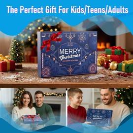 EzaroNexis Advent Calendar Fishing Christmas Countdown - 24 Days Fishing Lures Set for Fisher Adult Men Teen Boys - 2025 Xmas Surprise Fishing Gift