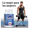 Aminoácidos Bcaas Glutamina Kraken 1kg 100 Servicios