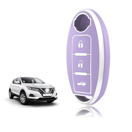 TOOMUME Car Key Cover TPU, Car Key Case Fit for Nissan Qashqai J11 J12 Juke F15 Xtrail T32 Micra K13 K14 Infiniti Q50 QX60 EX35 FX45, Protective Key Fob Cover Key Fob Case - Boot