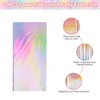 AIMALL 10 PCS Iridescent Party Tablecloth, 108x54 Inch Disposable Plastic