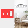 Red 3-Gang 2-Toggle 1-GFCI/Decorator Combination Light Switch Decorative Triple Combo