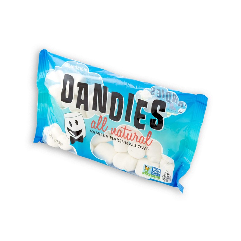 Dandies Vegan Marshmallows, No Artificial Flavorings, Food Dyes, Corn Syrup,