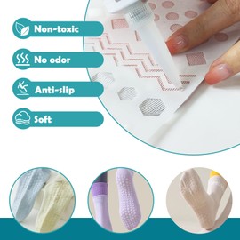 EIGTWEN Sock Stop, 100ml Sock Stop Non Slip Glue Clear, Waterproof Fabric Paint, Hangers, Carpets, Bathroom Mats, Non-Slip Glue is Latex-Free and Water-Based, Odorless and Washable