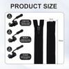 27PCS Zip Repair Kit,Fix Zip Slider Replacement Kit,Removable Zipper Puller