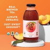 Just Ice Tea Organic Iced Tea, 16 Fl Oz Glass