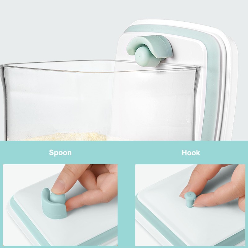 Cozey Daily Formula Dispenser Container with Scoop 1500ML / 1.5QT