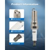 ECCPP 8 PCS Platinum Iridium Spark Plugs for Ford for