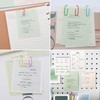 Post It Notes, 2 Pack Sticky Notes Record Cards with