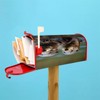 NEZIH Otters Print Mailbox Cover Spring Magnetic Wraps Mailbox Post