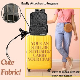 40Winkz USA CPAP Backpack Lightweight Travel Backpack for CPAP Machine Compatible with Resmed Airsense 10, Airsense 11, Respironics Dreamstation & More. (polka dot)