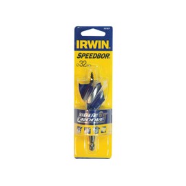 IRWIN 1921930 6X Blue Groove Stubby Wood Bit 14 mm x 4-Inch
