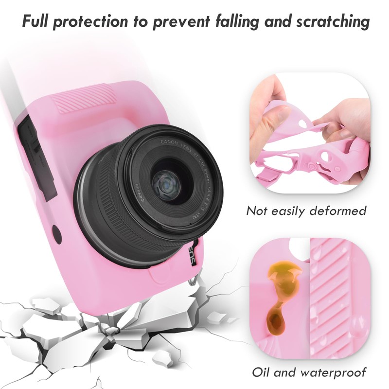 Rieibi Funda EOS R50, Funda Protectora de Silicona Suave para