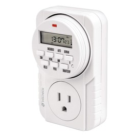 Volteck - TEM-8, temporizador digital de policarbonato, 8 eventos