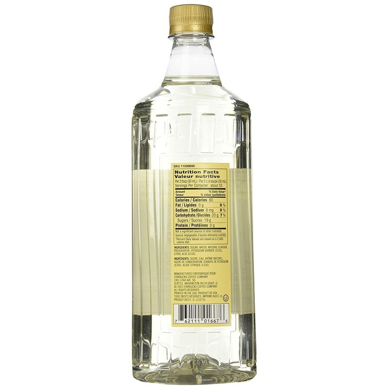starbucks * Fresh Starbucks Classic Syrup 1 Ltr 33.8 oz
